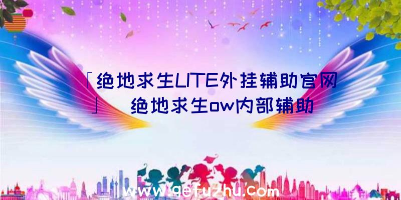 「绝地求生LITE外挂辅助官网」|绝地求生ow内部辅助